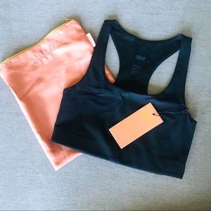 Girlfriend Collective Paloma Black Bra Size S